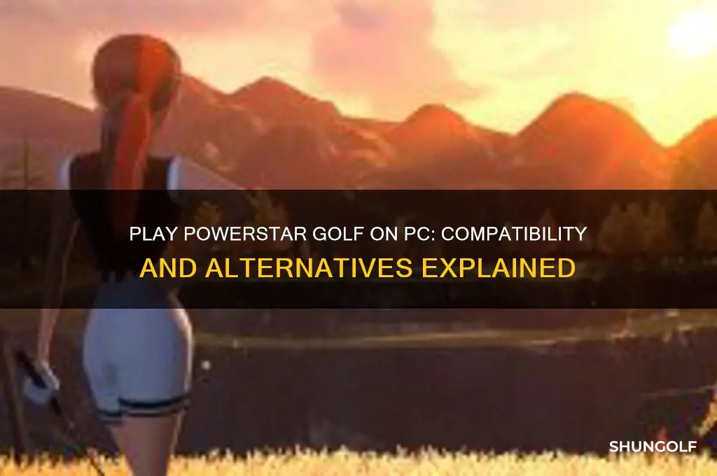 can i play powerstar golf on pc