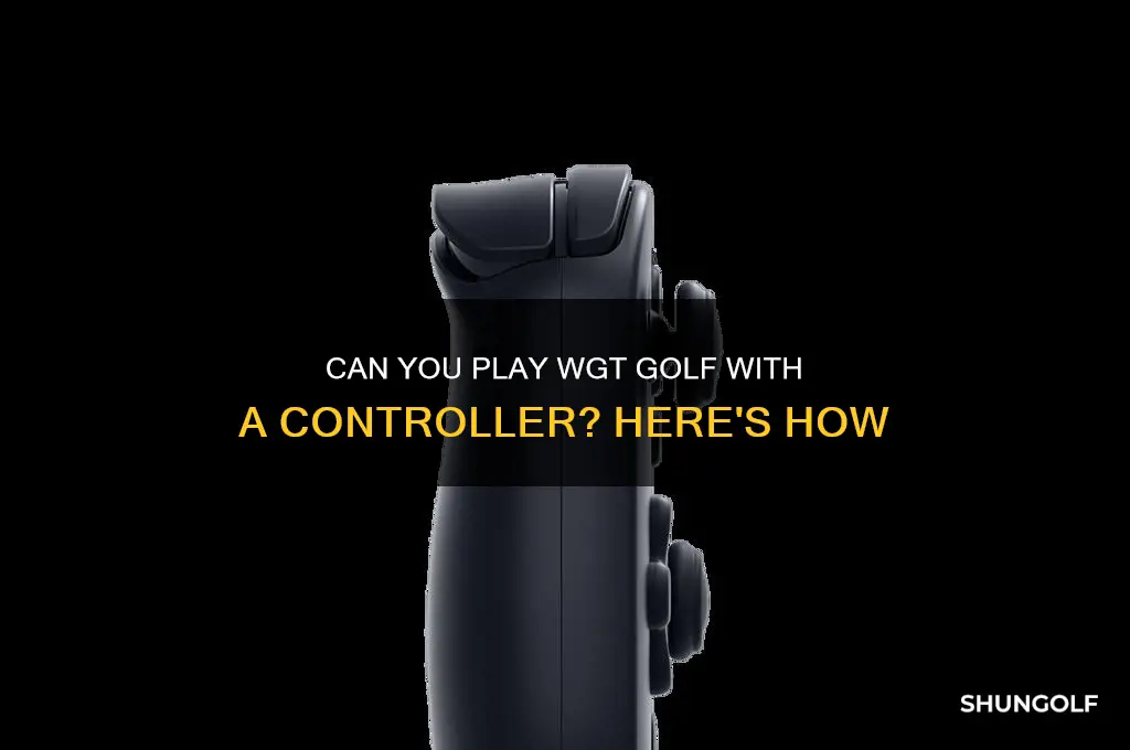 can i play wgt golf with a controller
