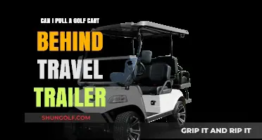 Can You Tow a Golf Cart Behind Your Travel Trailer?