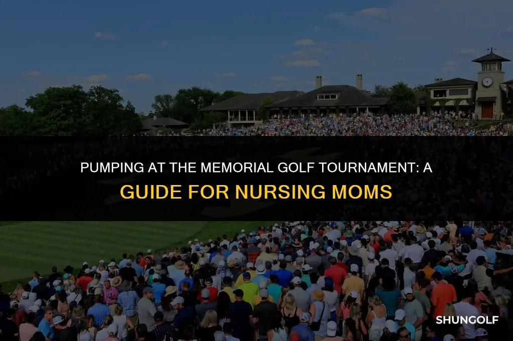can i pump at memorial golf tournament