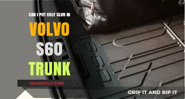 Fitting Golf Clubs in a Volvo S60 Trunk: What You Need to Know