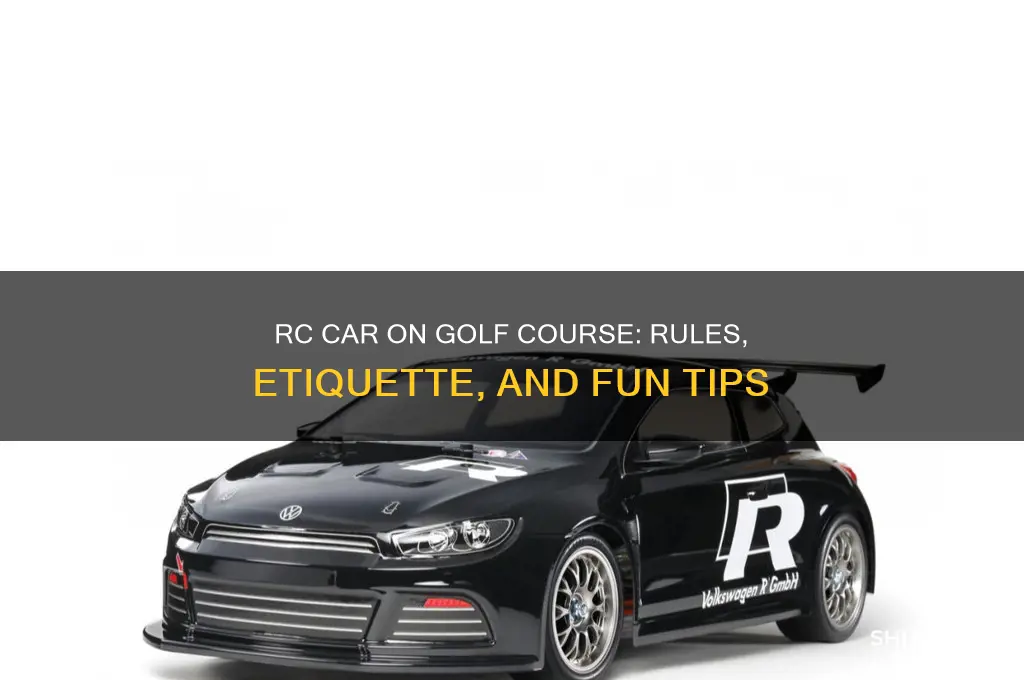 can i rc car on golf course