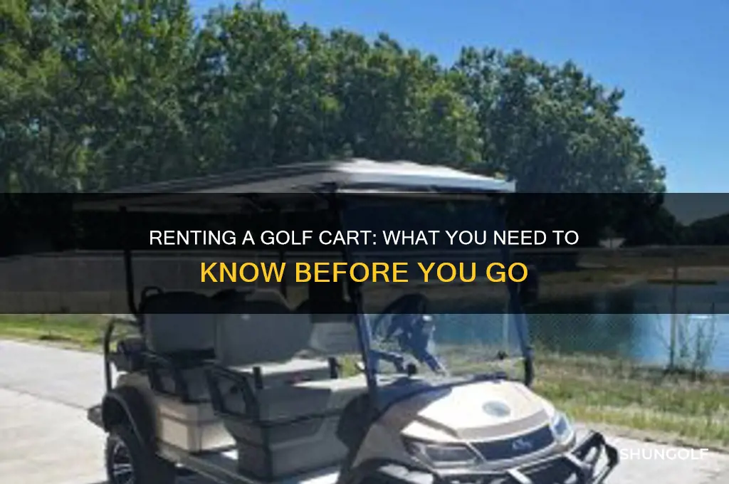 can i rent a golf cart