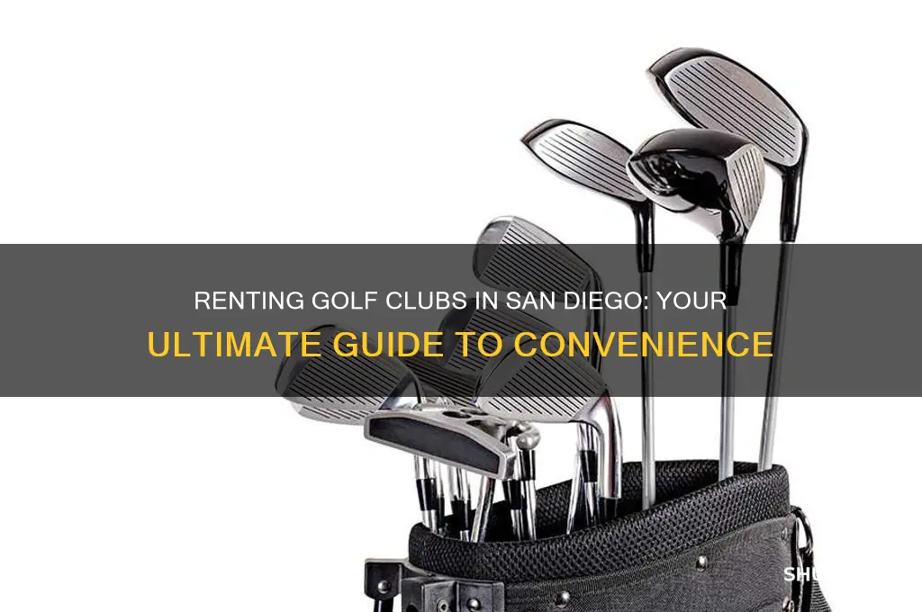 can i rent golf clubs in san diego