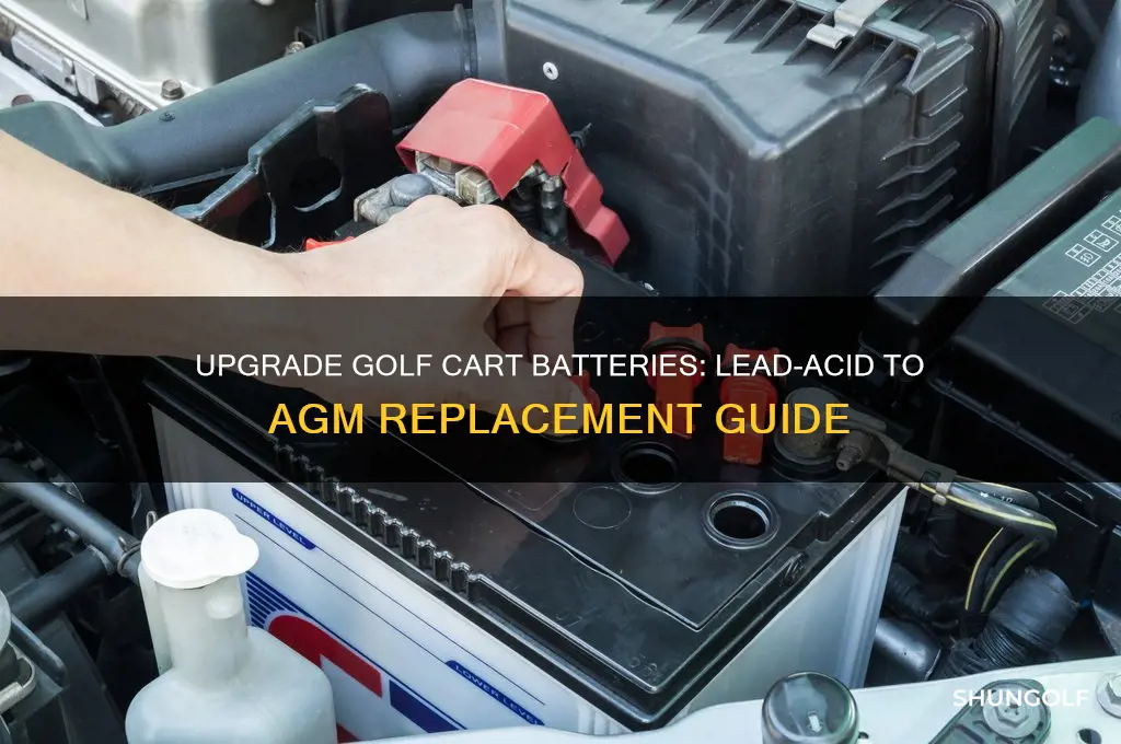 can i replace lead acid with agm in golf cart