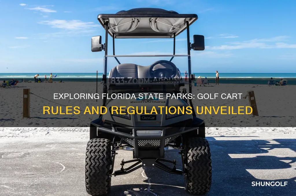 can i ride golf carts in florida state parks