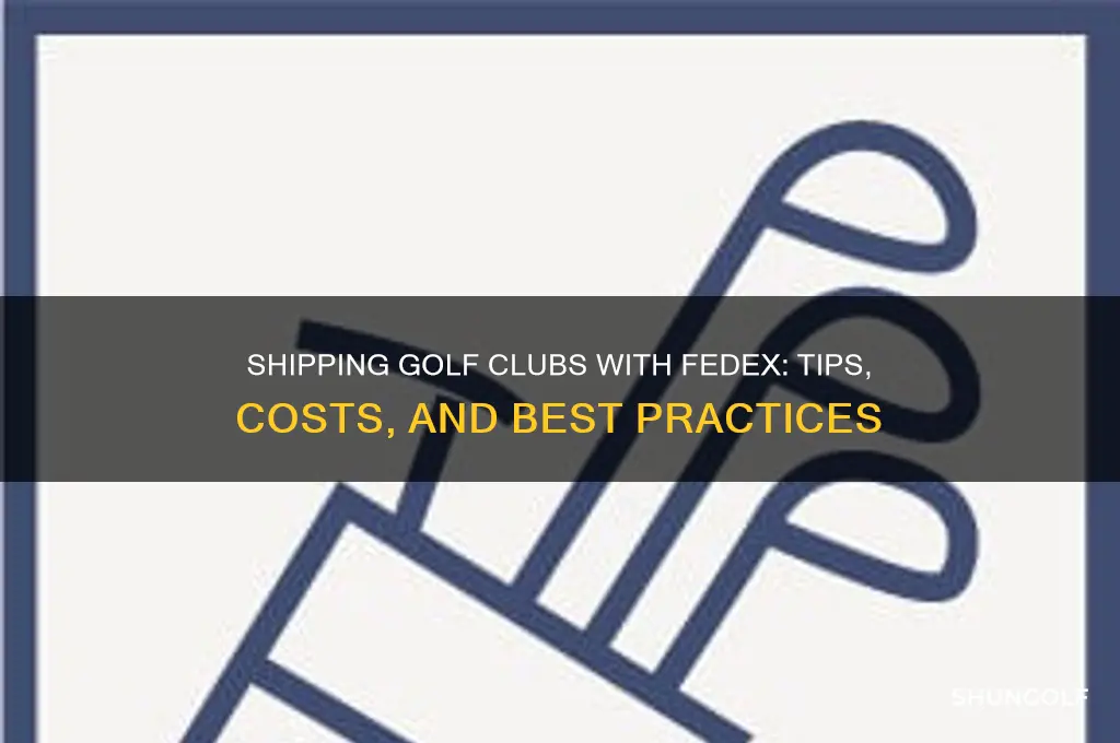 can i ship golf clubs with fedex