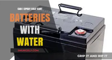 Can You Safely Spray Golf Cart Batteries with Water? Find Out!