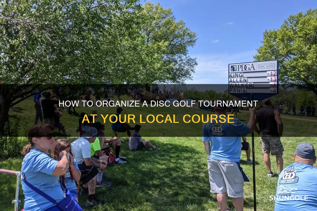 can i start a tournament at disc golf course