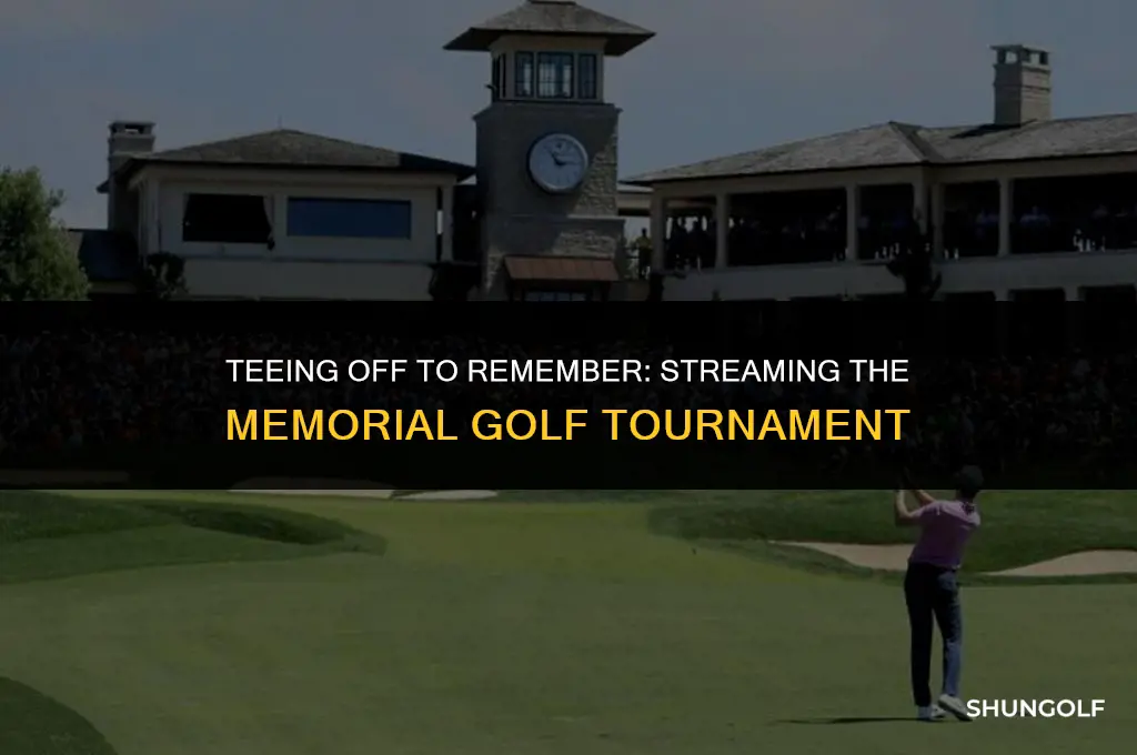 can i stream the memorial golf tournament
