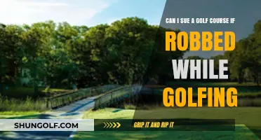 Robbed on the Green: Can You Sue a Golf Course?
