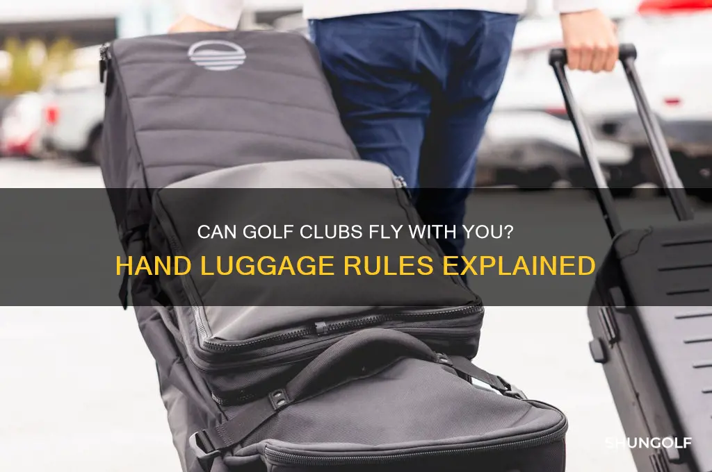 can i take a golf club as hand luggage