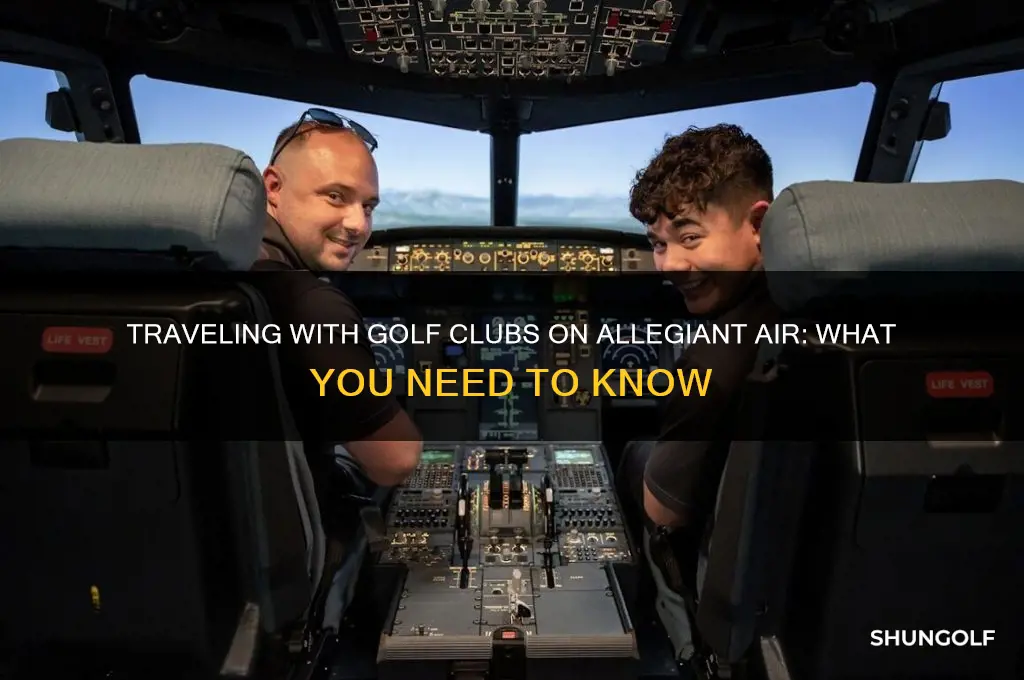 can i take golf clubs on allegiant air