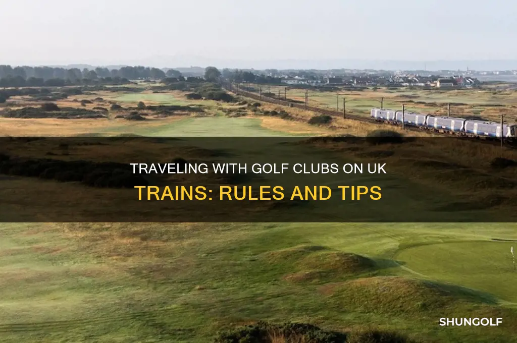 can i take golf clubs on trains in england