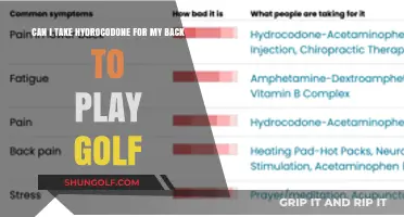 Hydrocodone for Back Pain: Safe for Golf or Risky Move?