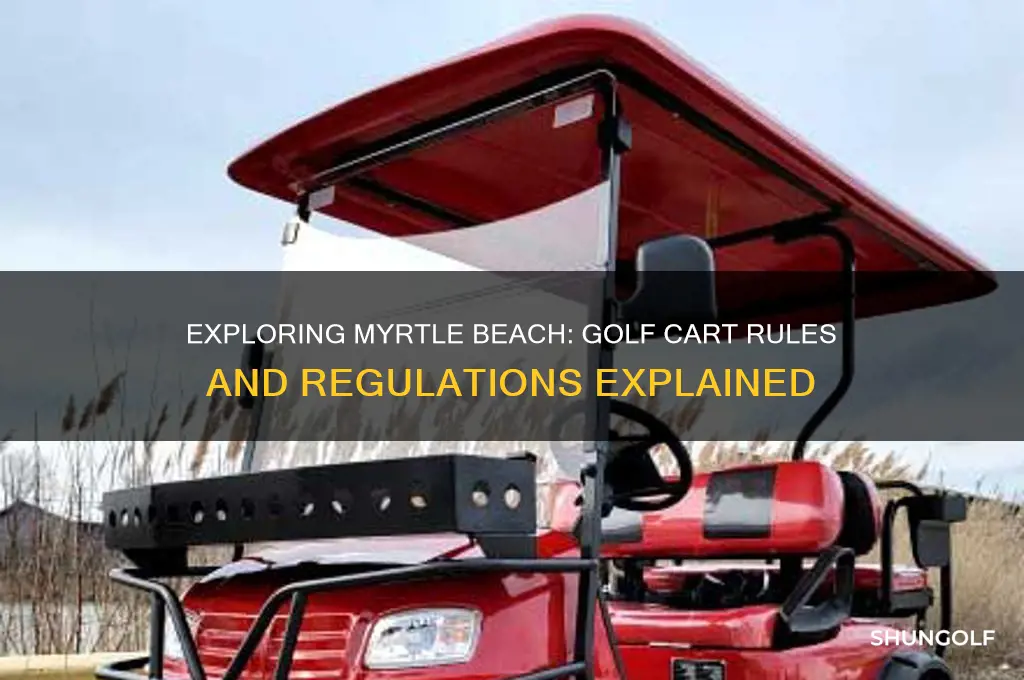can i take my golf cart to myrtle beach