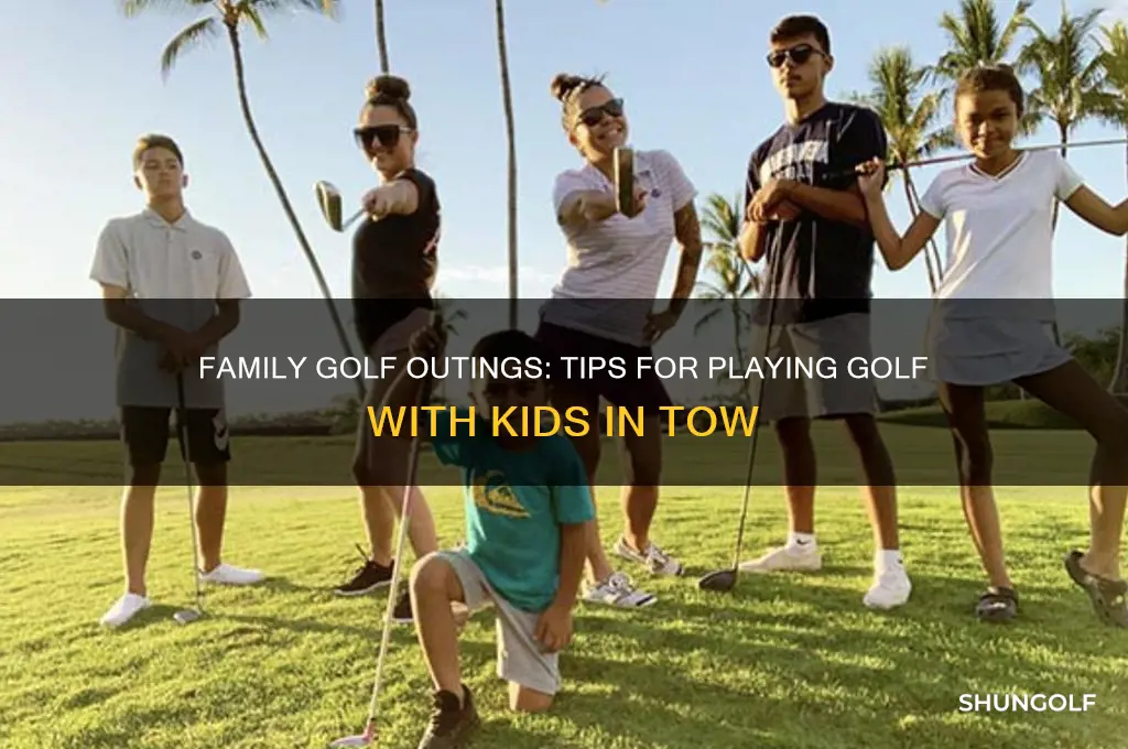 can i take my kids with me while playing golf