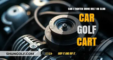 How to Tighten a Drive Belt on Your Club Car Golf Cart