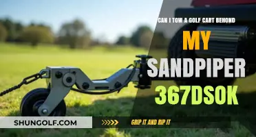 Towing a Golf Cart Behind Your Sandpiper 367DSOK: What You Need to Know