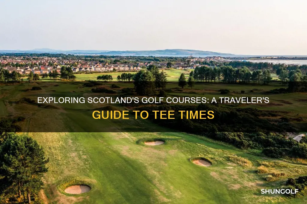 can i travel to play golf in scotland