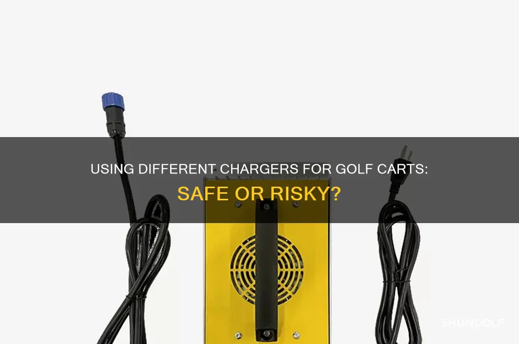 can i use a different charger for my golf cart