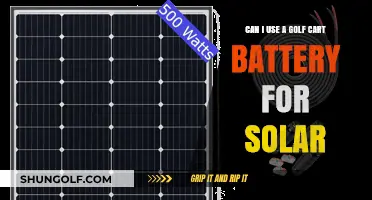 Using Golf Cart Batteries for Solar Power: Feasibility and Tips