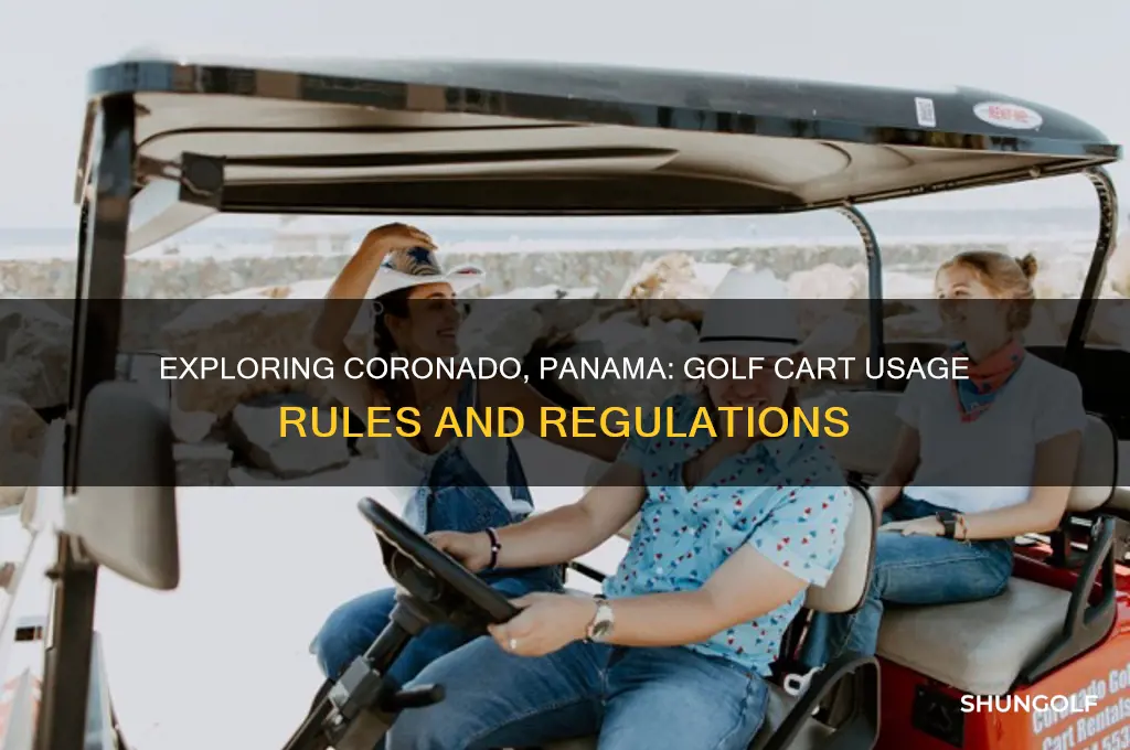can i use a golf cart in coronado panama