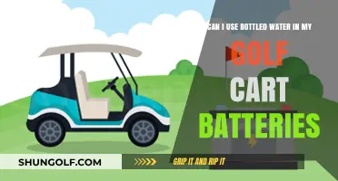 Using Bottled Water in Golf Cart Batteries: Safe or Risky?
