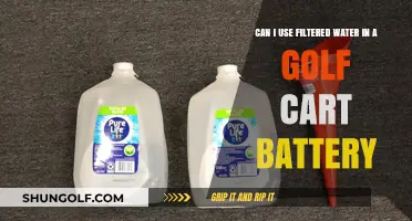 Filtered Water for Golf Cart Batteries: Safe or Risky Choice?