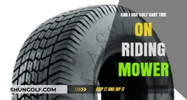 Golf Cart Tires on Riding Mowers: Compatibility and Practical Tips