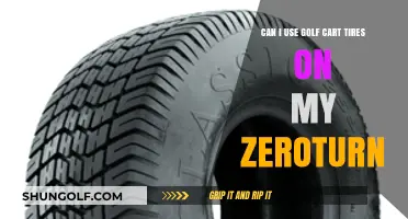 Golf Cart Tires on Zero-Turn Mowers: Compatibility and Performance Explained