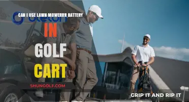 Using Lawn Mower Batteries in Golf Carts: Is It Possible?