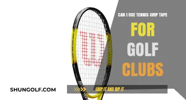 Tennis Grip Tape for Golf Clubs: A Practical Alternative?
