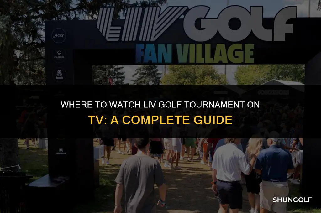 can i watch the liv golf tournament on tv