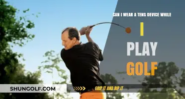 Can You Wear a TENS Device While Playing Golf? Find Out!