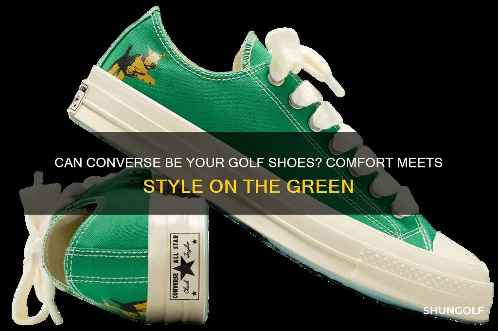 can i wear converse to play golf
