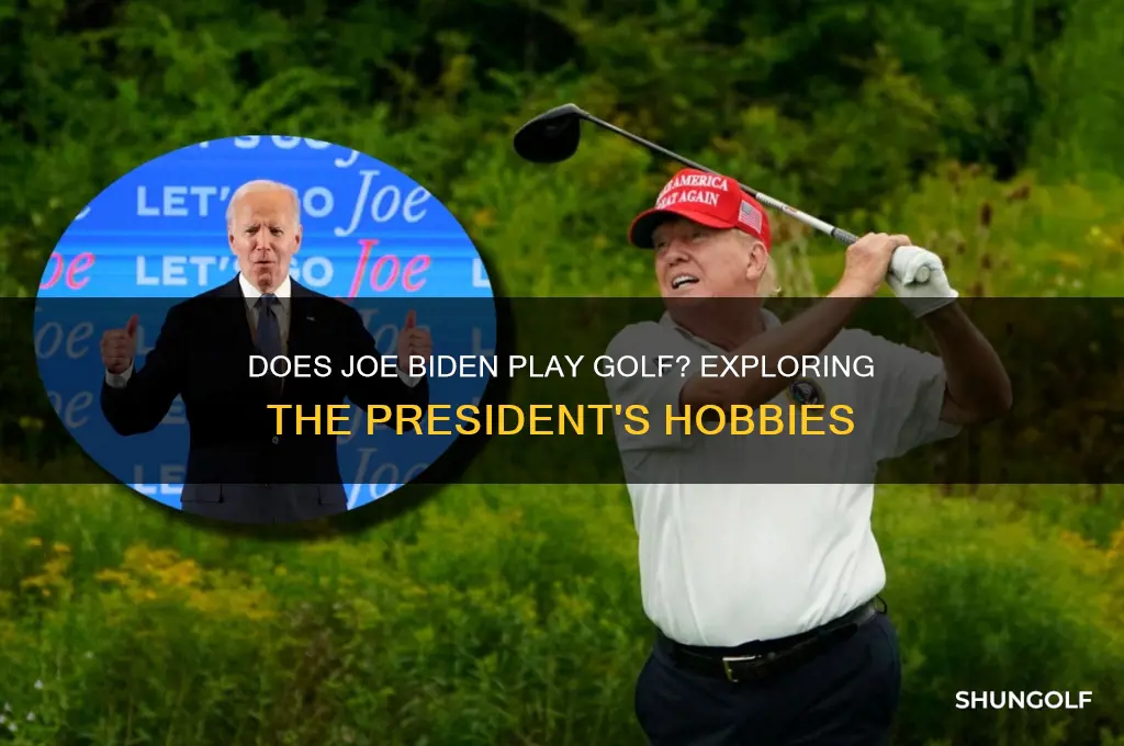 can joe biden play golf