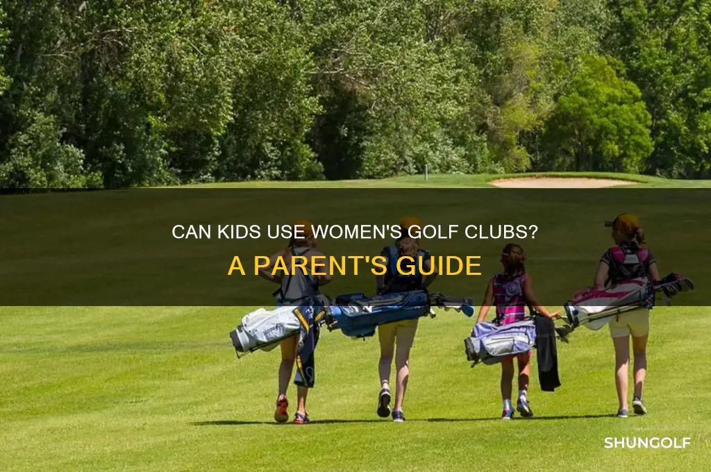 can kid use women golf clubs