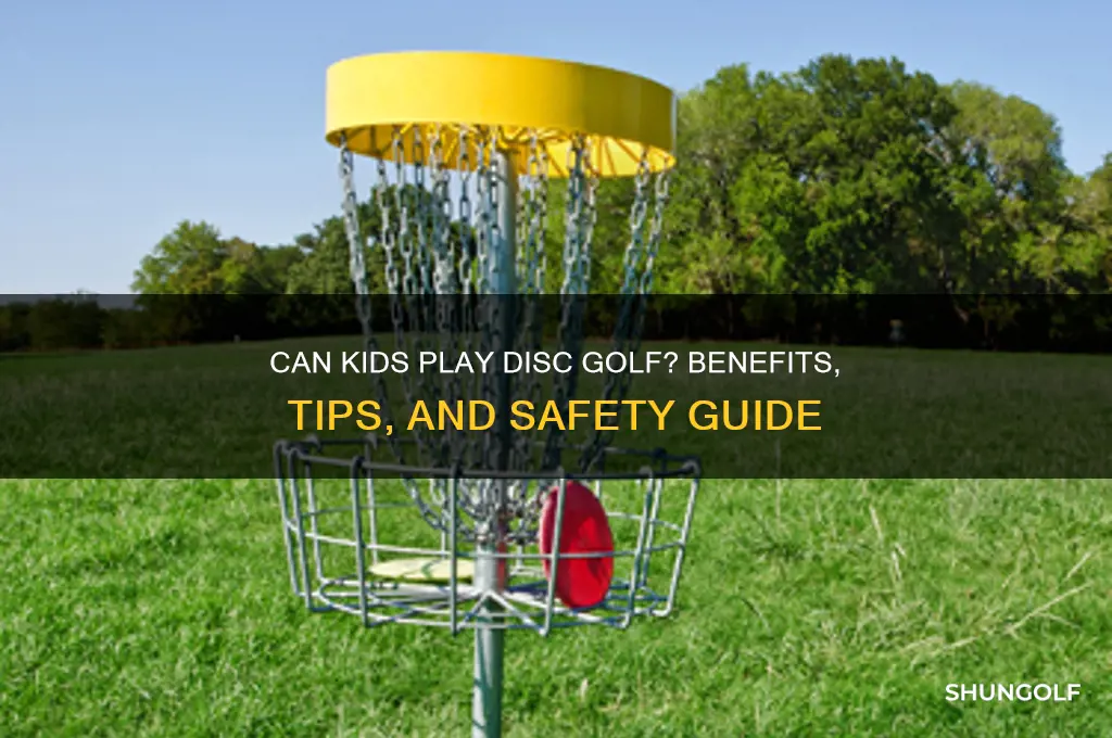 can kids play disc golf