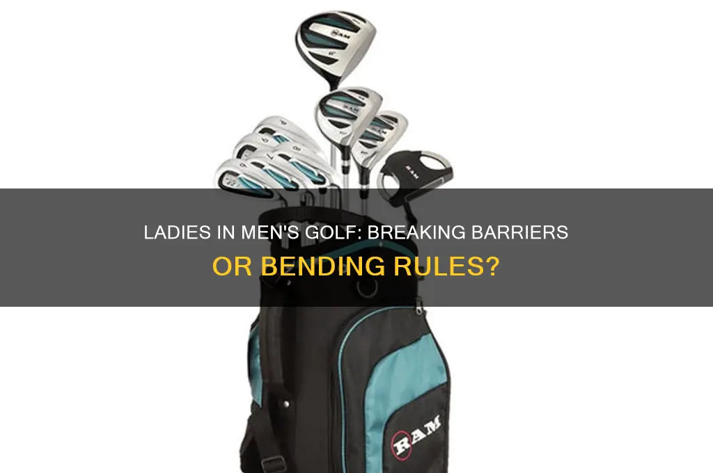 can ladies play in men