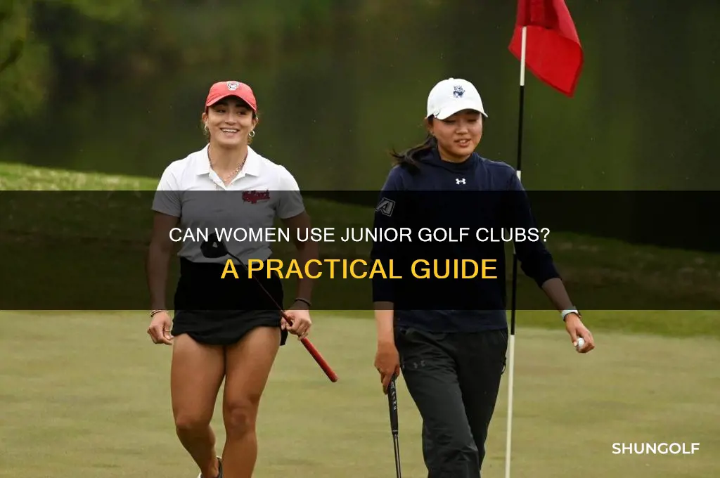 can ladies use junior golf clubs