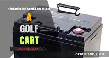 Using Larger Amp Batteries in Golf Carts: Benefits and Compatibility