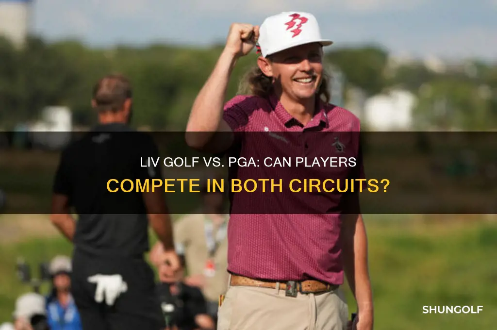 can liv golf players play in pga