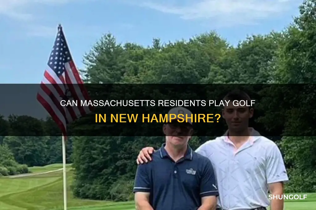 can mass residents play golf in nh