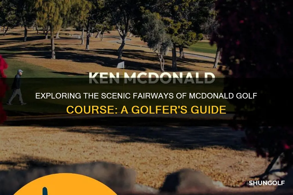 can mcdonald golf course
