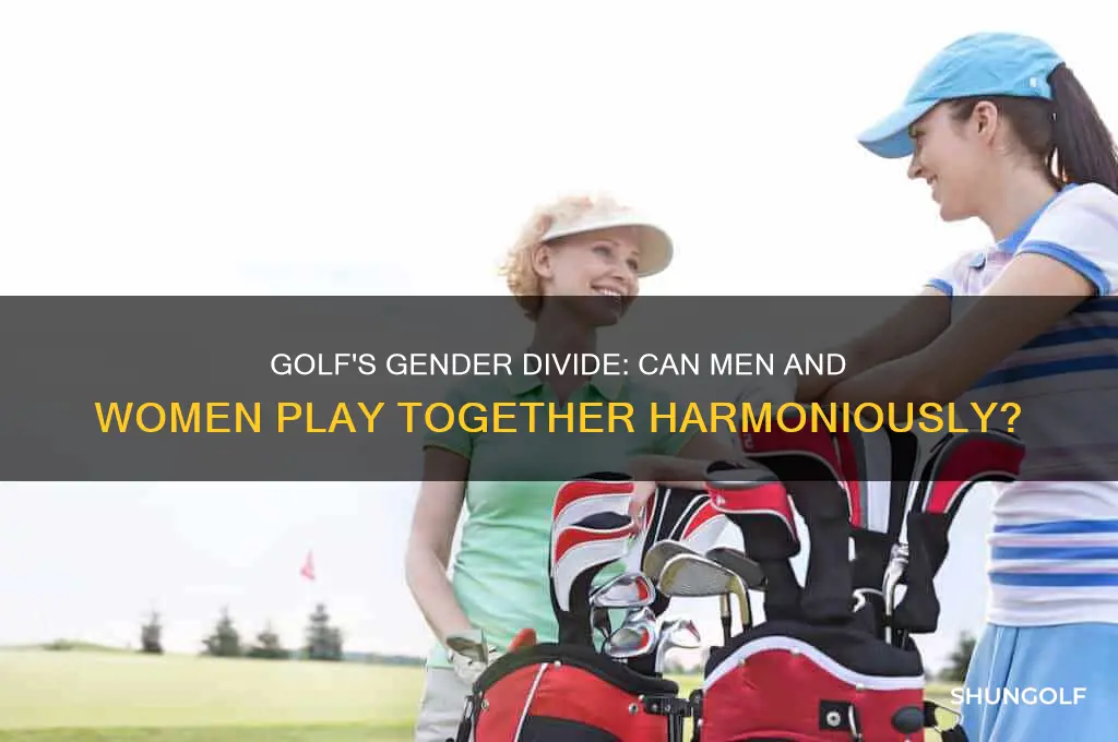 can men and women play golf together