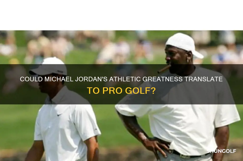 can michael jordan play professional golf