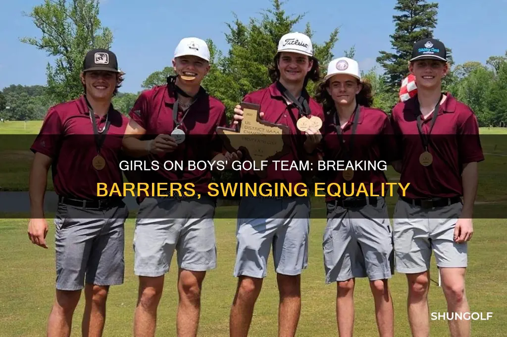 can my girls play on the boys golf team