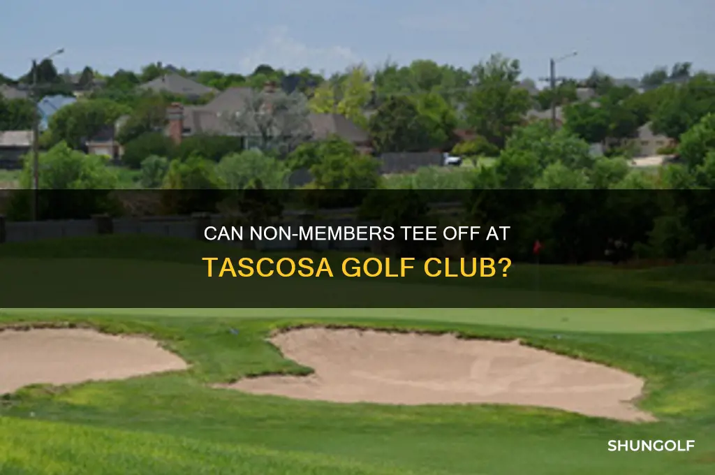 can non members play at tascosa golf club