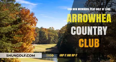 Can Non-Members Tee Off at Lake Arrowhead Country Club?